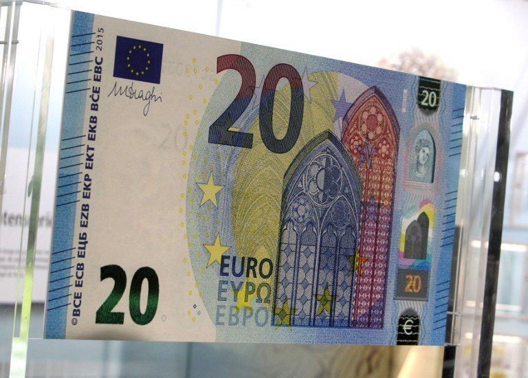 El BCE lanza nuevo billete de 20 euros más seguro