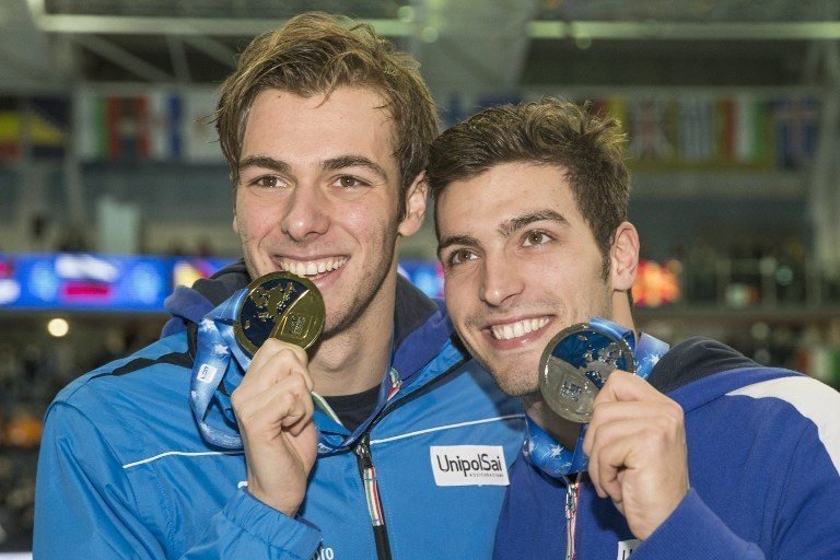 Paltrinieri, récord del mundo de 1500 m libres en el Europeo de piscina corta