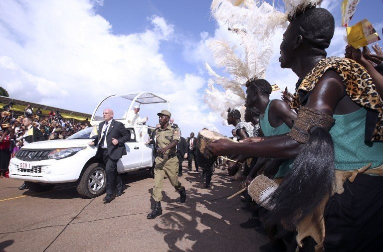 En Uganda, el papa Francisco celebra a los mártires y el ecumenismo