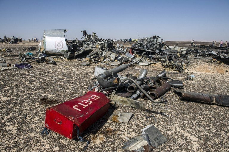 Reino Unido y EEUU apuntan a bomba como causa de caída de avión ruso en Egipto