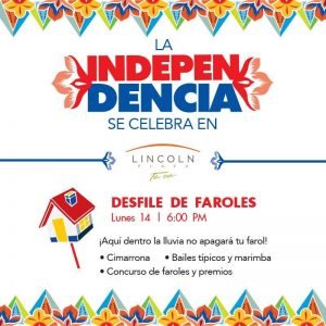 Lincoln Plaza celebra la Independencia con bailes típicos, comida tradicional y desfile de faroles