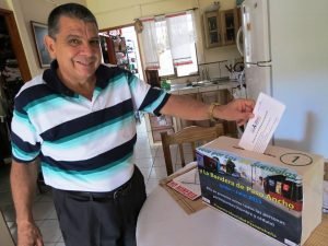 Paso Ancho escogió mediante votación, su bandera y símbolos representativos