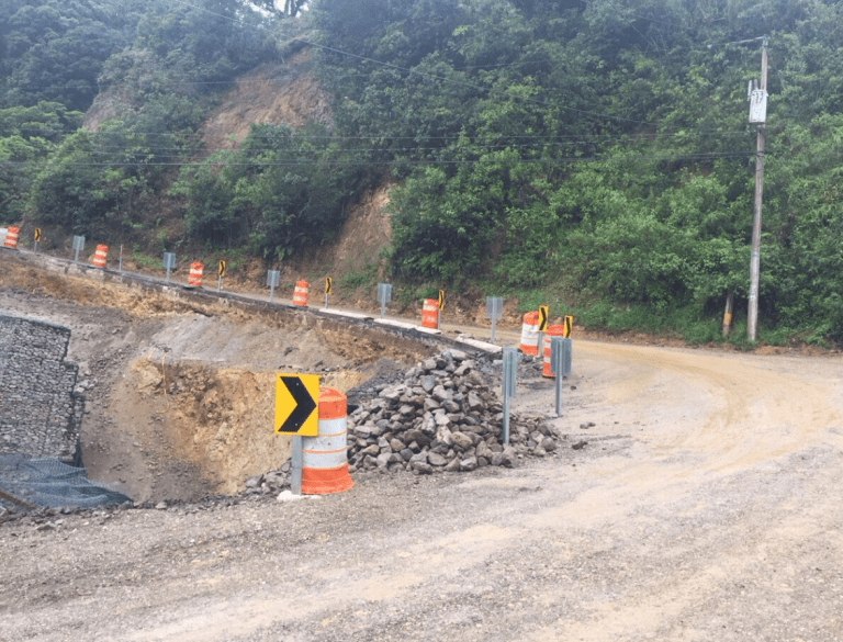 CONAVI reabrió el paso por la Ruta 228 en la Zona de Los Santos