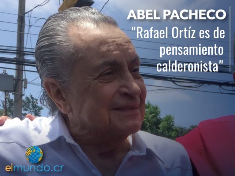 Abel Pacheco: “Rodolfo está un poquito más a la derecha que Ortíz”