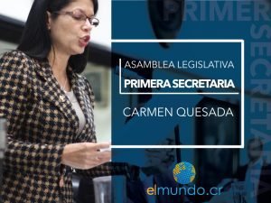 La independiente Carmen Quesada es electa secretaria propietaria del Directorio del Congreso