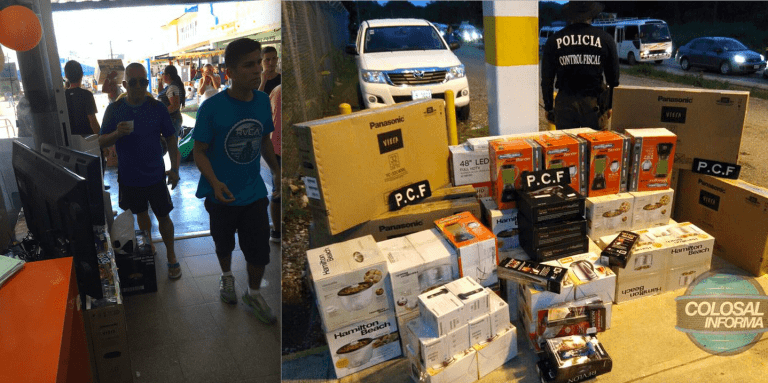 Policía de Control Fiscal decomisa en Golfito mercadería a Fabio Cháves