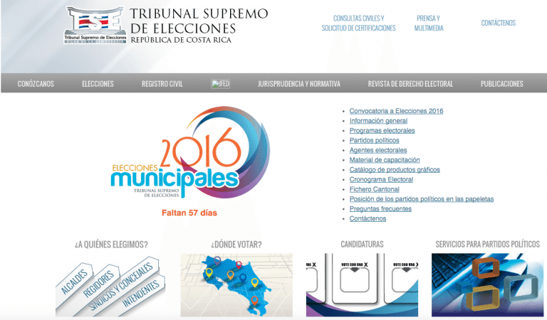 App web del TSE permitirá conocer partidos y candidatos de su municipio para las elecciones