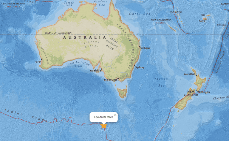Primer terremoto del 2016 sacude el sur de Australia