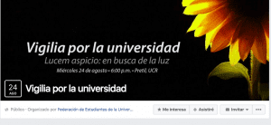 Harán vigilia esta noche en la Universidad de Costa Rica por impunidad en caso de Henning Jensen