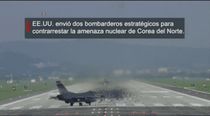 Bombarderos de Estados Unidos vuelan a Corea del Sur por amenaza nuclear norcoreana