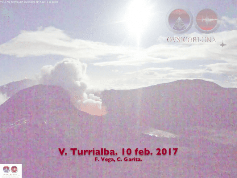 OVSICORI reporta resplandor rojizo en cráter del Volcán Turrialba