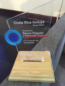 Banco Popular fue reconocido por su trabajo en áreas de accesibilidad e inclusión para personas con discapacidad