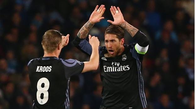 Sergio Ramos guía al Real Madrid a cuartos de final en la Champions League