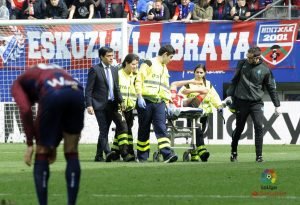 Oscar Duarte sufrió lesión el día de hoy