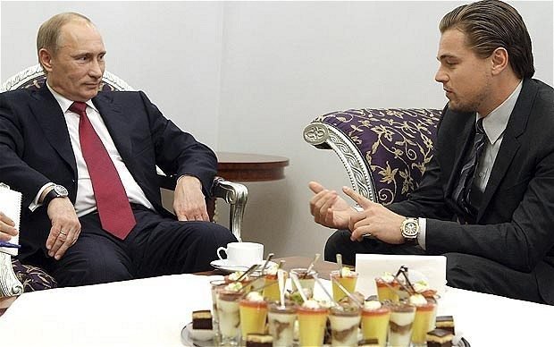 Desmienten rumores de que DiCaprio interprete a Putin