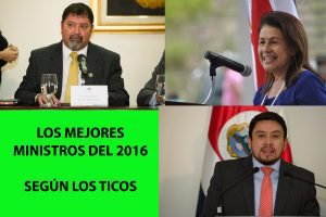 Gustavo Mata, Emilio Arias y Sonia Marta Mora: los tres mejores ministros del 2016