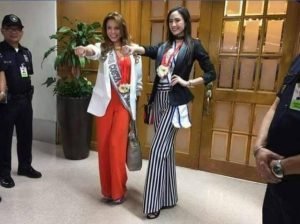 Laura Chinchilla crítica fuertemente a Miss Costa Rica por emular gesto del Presidente de Filipinas