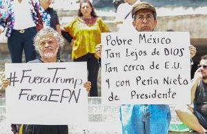 Miles protestan en México contra Trump y Peña Nieto