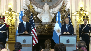 Obama se reúne con Mauricio Macri en su visita a Argentina