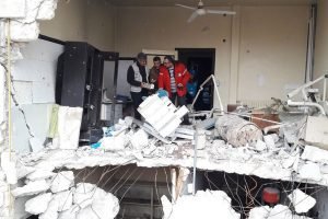 Hospitales están abarrotados tras el ataque en Siria
