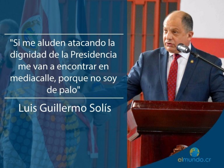 Solís advierte a diputados que se defenderá de sus ataques si estos contienen falsedades