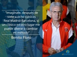 Benito Floro se muestra tranquilo con miras al clásico