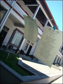 Fábrica de poemas en Museo Juan Santamaría