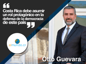 Otto Guevara formaliza su aspiración por la presidencia