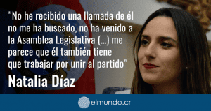 Natalia Díaz: La quinta candidatura de Otto Guevara no es sana