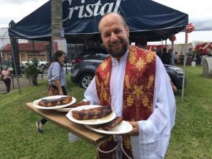 San Ramón se tiró a la calle para anunciar sus festejos patronales