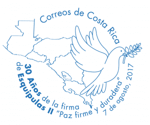 Correos emite matasellos conmemorativo al Tratado Esquipulas II