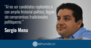 Mena ve como ‘ventaja contundente’ que candidatos a diputados sean caras nuevas en política