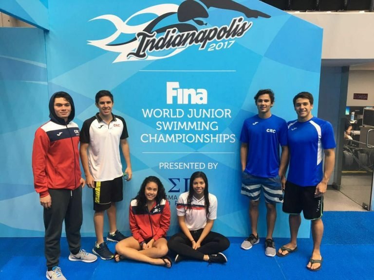 Seis ticos listos para competir en el Mundial de Natación Junior