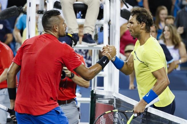 Kyrgios sorprende a Nadal en Cincinnati