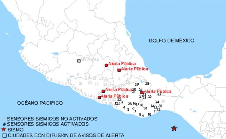 Así funciona el sistema que avisó a Ciudad de México que se aproximaba un terremoto