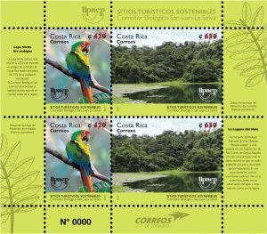 Correos emite sellos postales para homenajear al Corredor Biológico San Juan La Selva