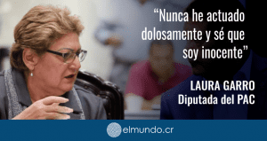 Laura Garro reunciará a su inmunidad para enfrentar causa por falso testimonio