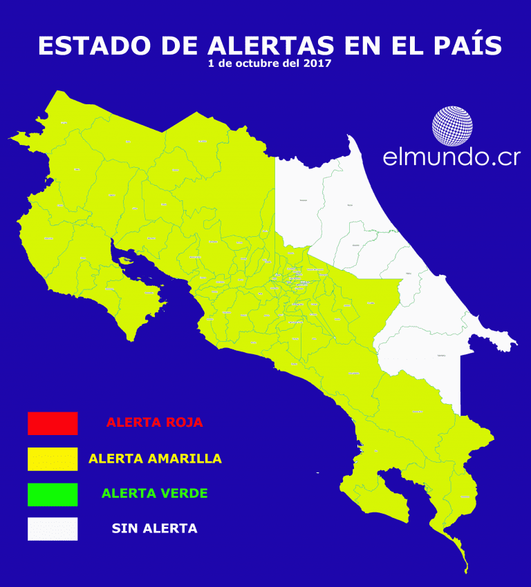 Diez días de intensos aguaceros dejan 1151 incidentes en 66 cantones del país