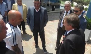 La amenaza de ISIS: Sampaoli y Tapia, se reunieron con el embajador ruso