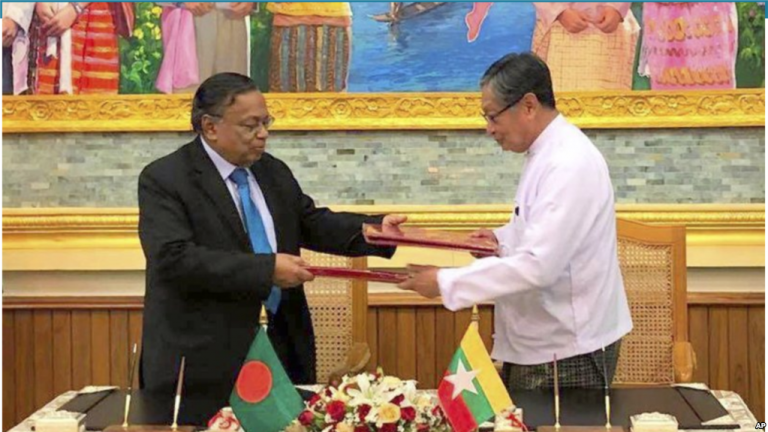 Myanmar y Bangladesh firman acuerdo de refugiados