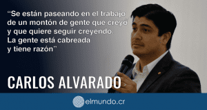 Audio filtrado muestra a Carlos Alvarado furioso con el Gobierno ante permanencia de viceministro de Hacienda