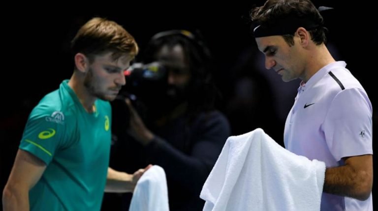 David Goffin le ganó a Roger Federer por primera vez y es finalista del Masters de Londres