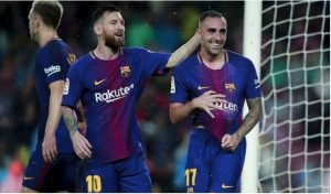 Barcelona venció 2-1 a Sevilla, faltó el gol de Messi para festejar su partido N° 600