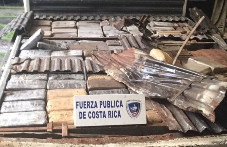 Fuerza Pública decomisa 321 kilos de cocaína