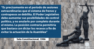 Diputados deben trabajar aunque Presidencia no convoque proyectos en sesiones extraordinarias