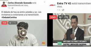 Candidato del PAC realizó su propio debate tras ser excluido del organizado por Grupo Extra