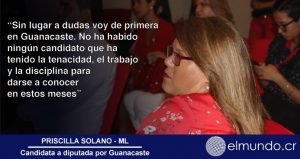 Candidata a diputada: Estamos teniendo una campaña mucho más que austera