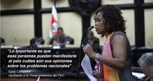Epsy Campbell: Los diputados de Restauración no pueden estar pidiendo permiso para hablar