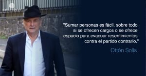 Ottón Solís: Resentimientos son una antipatriótica razón para decidir por quién votar