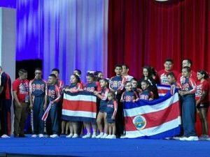 ¡Orgullo nacional! Costa Rica gana primer lugar en  Campeonato Mundial de Porrismo